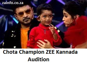 Chota Champion ZEE Kannada  Audition 2026-2027 | Application, Requirements